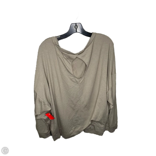 Top Long Sleeve By The Sweatshirt Project In Brown, Size: 3x