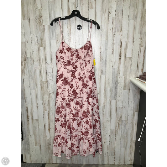 Dress Casual Maxi By Trixxi In Floral Print, Size: Xl