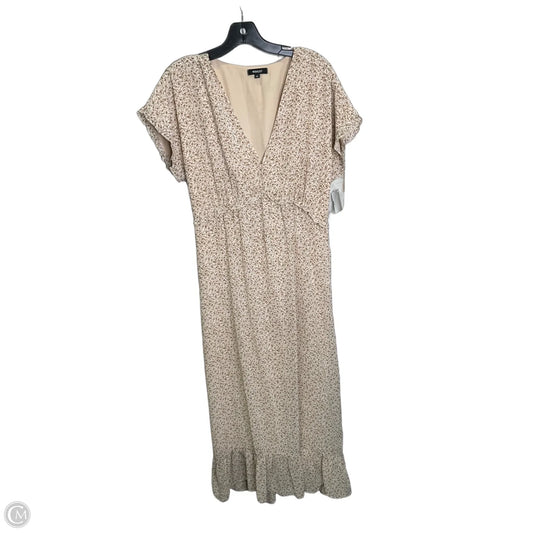Dress Casual Midi By Wishlist In Brown, Size: M