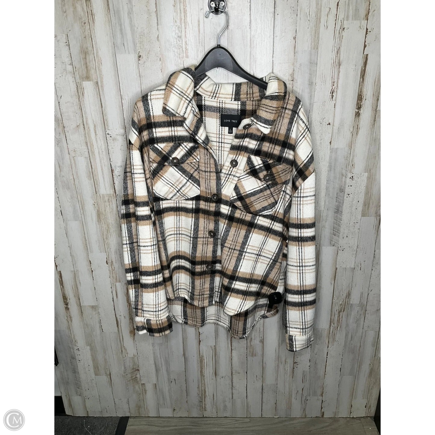 Coat Other By Love Tree In Plaid Pattern, Size: L