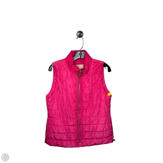 Vest Puffer & Quilted By Michael By Michael Kors In Pink, Size: M