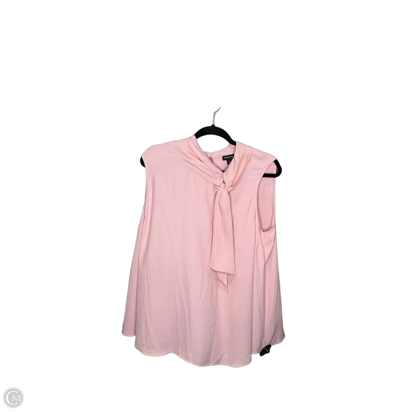 Blouse Sleeveless By Torrid In Pink, Size: Xl