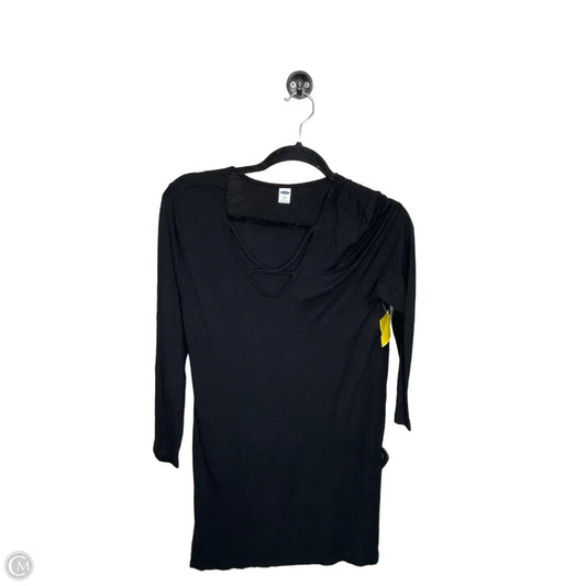 Top Long Sleeve By Old Navy In Black, Size: S