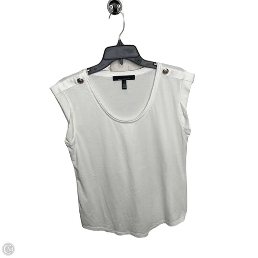 Top Sleeveless By White House Black Market In White, Size: S