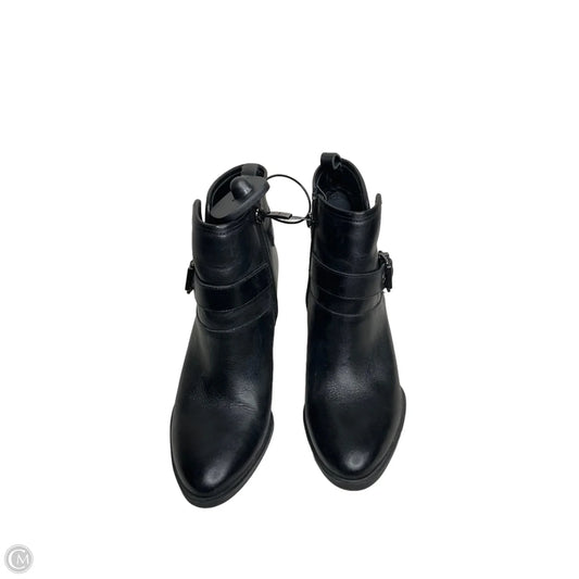 Boots Ankle Heels By Franco Sarto In Black, Size: 7