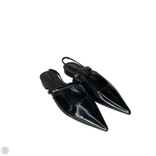 Shoes Flats By Clothes Mentor In Black, Size: 7.5