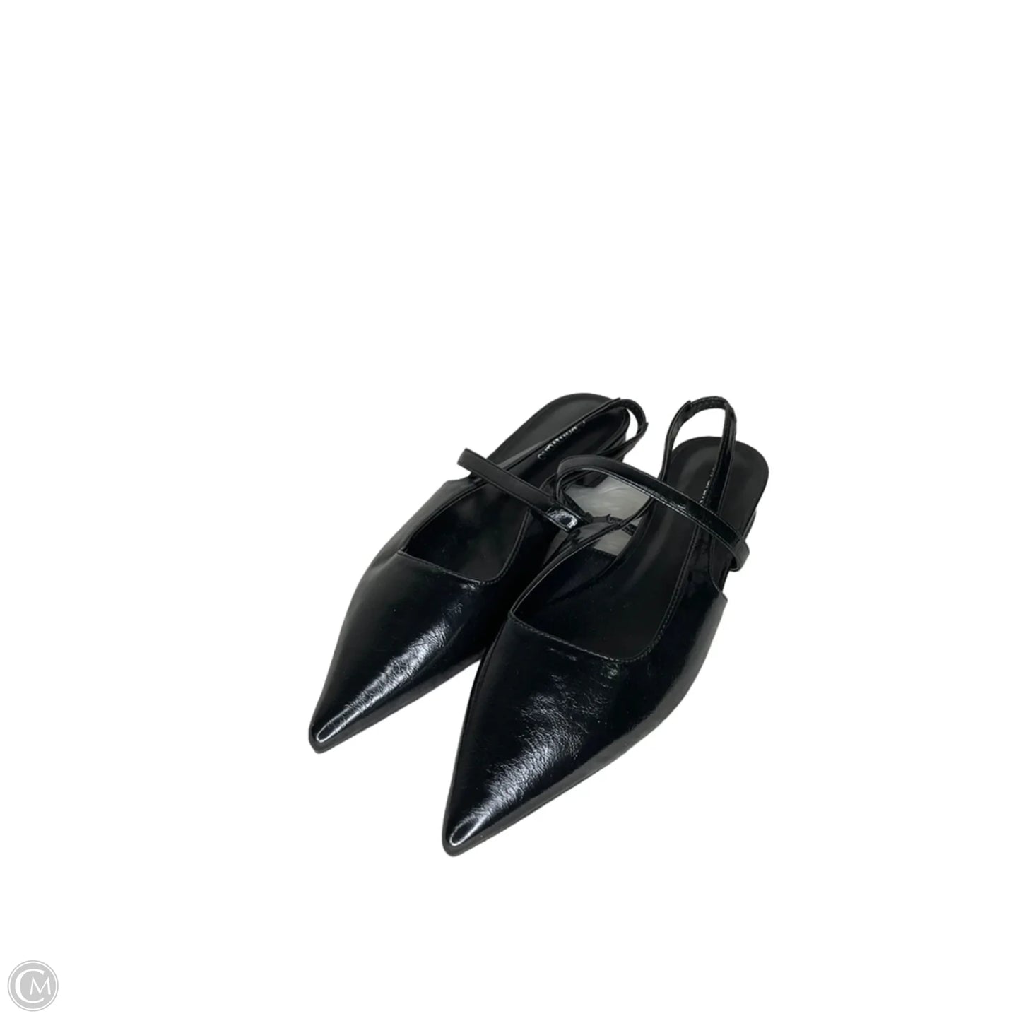 Shoes Flats By Clothes Mentor In Black, Size: 7.5