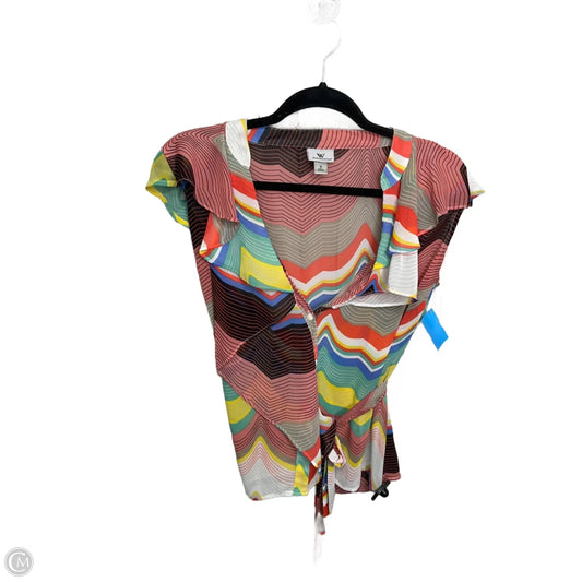 Top Sleeveless By Worthington In Multi-colored, Size: S