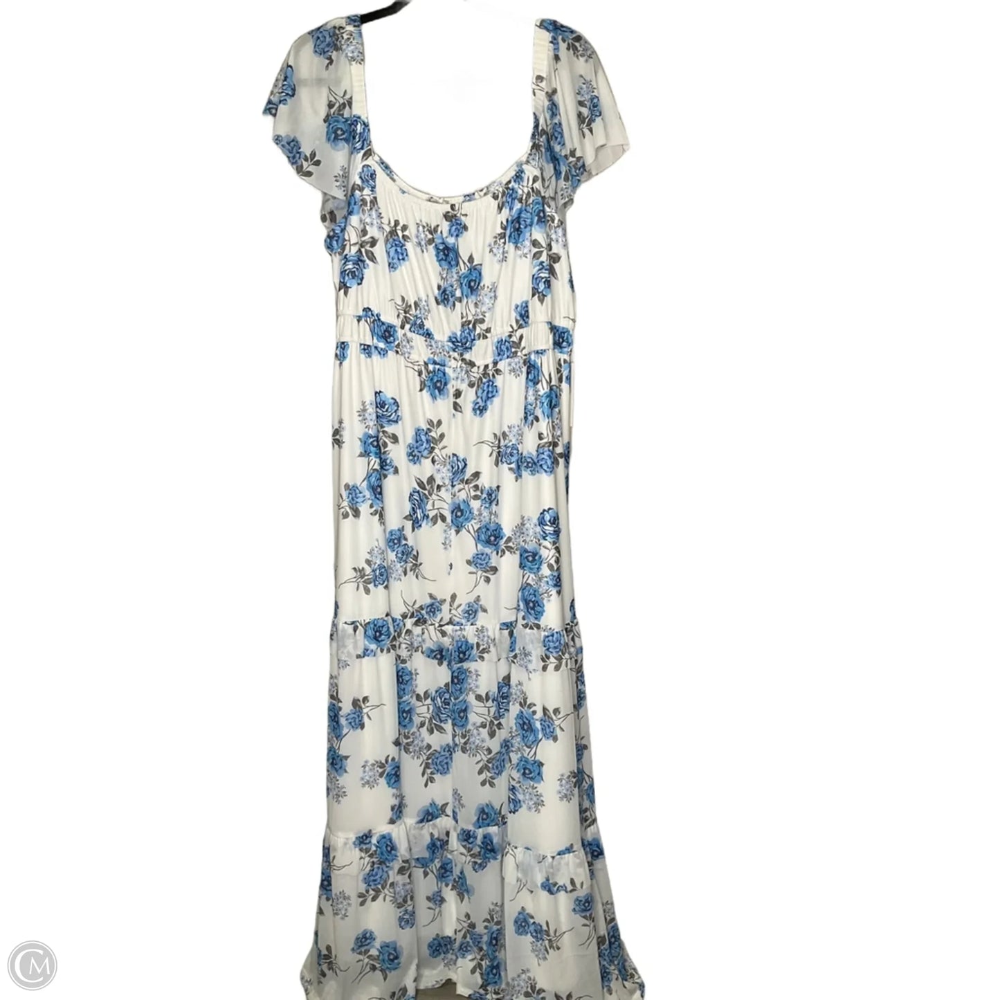 Dress Casual Maxi By Clothes Mentor In Floral Print, Size: 2x