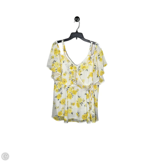 Top Short Sleeve By Torrid In Floral Print, Size: 1x