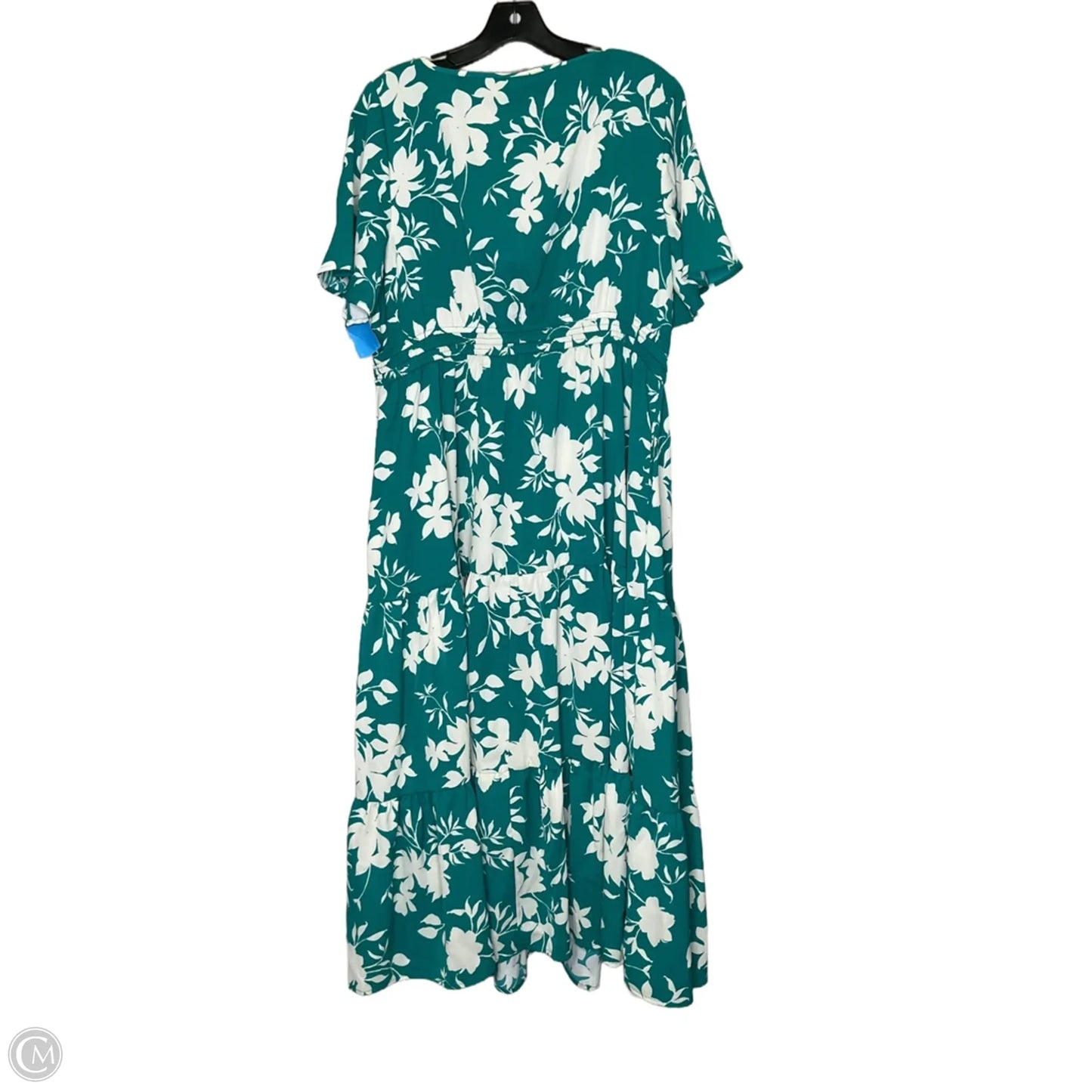 Dress Casual Midi By Torrid In Blue & White, Size: L