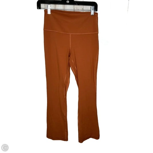 Athletic Leggings By Lululemon In Bronze, Size: 8
