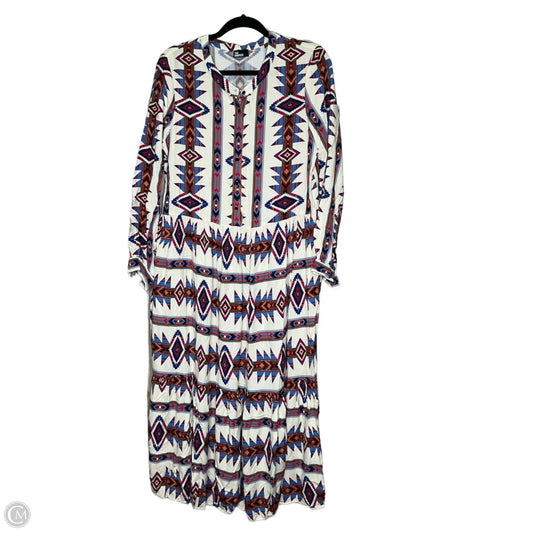 Dress Casual Maxi By Clothes Mentor In Multi-colored, Size: Xl
