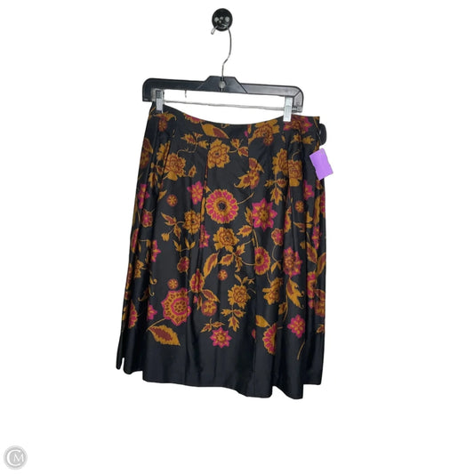 Skirt Midi By Peck And Peck In Floral Print, Size: 8