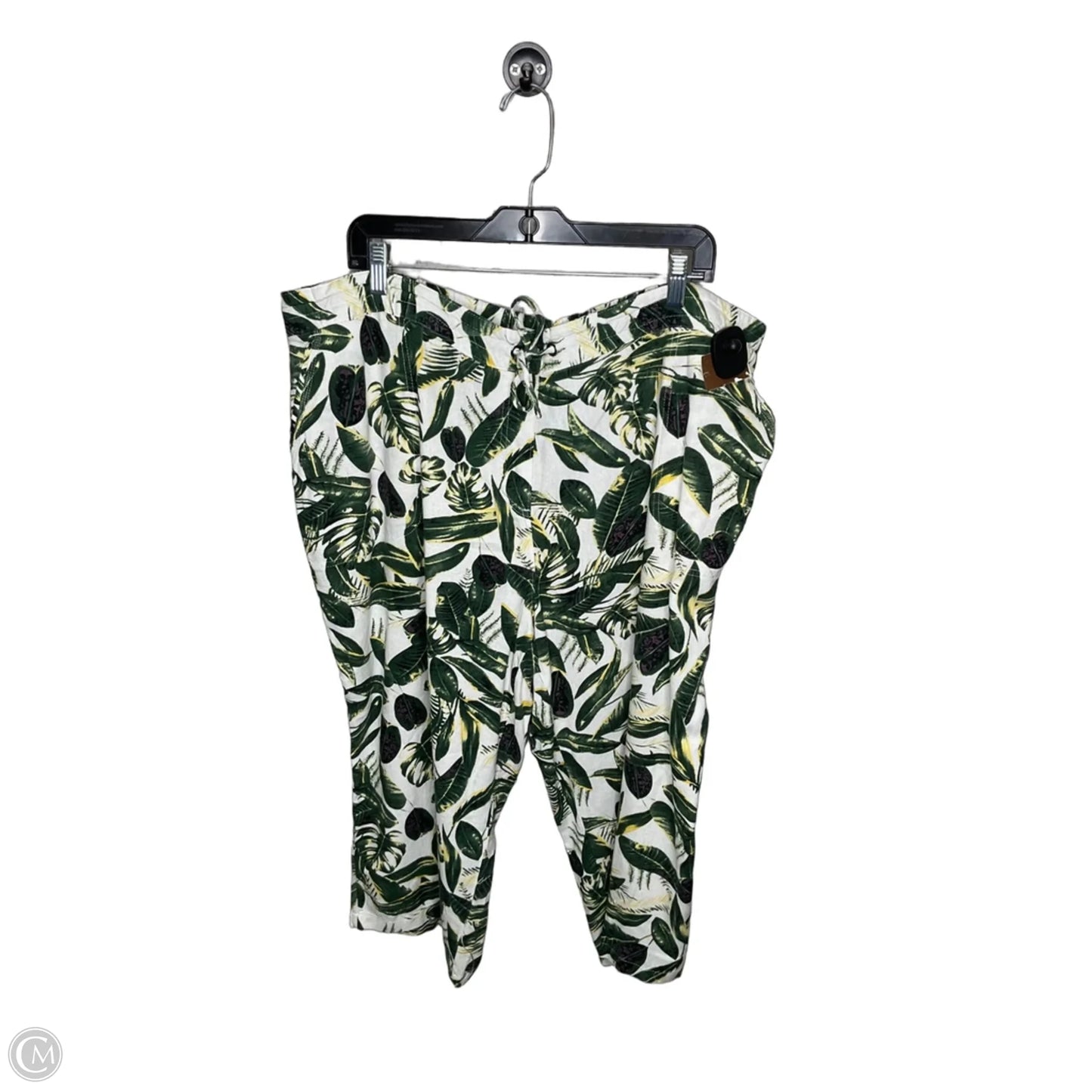 Shorts By Per Se In Floral Print, Size: 2x