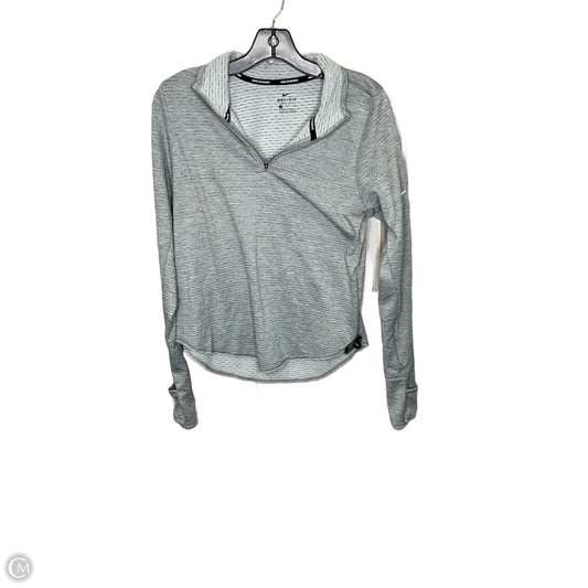 Athletic Sweatshirt Collar By Nike In Grey, Size: S