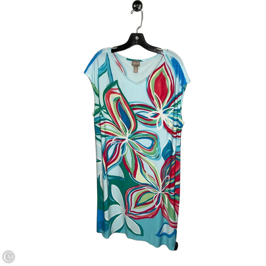 Dress Casual Short By Chicos In Floral Print, Size: 2x