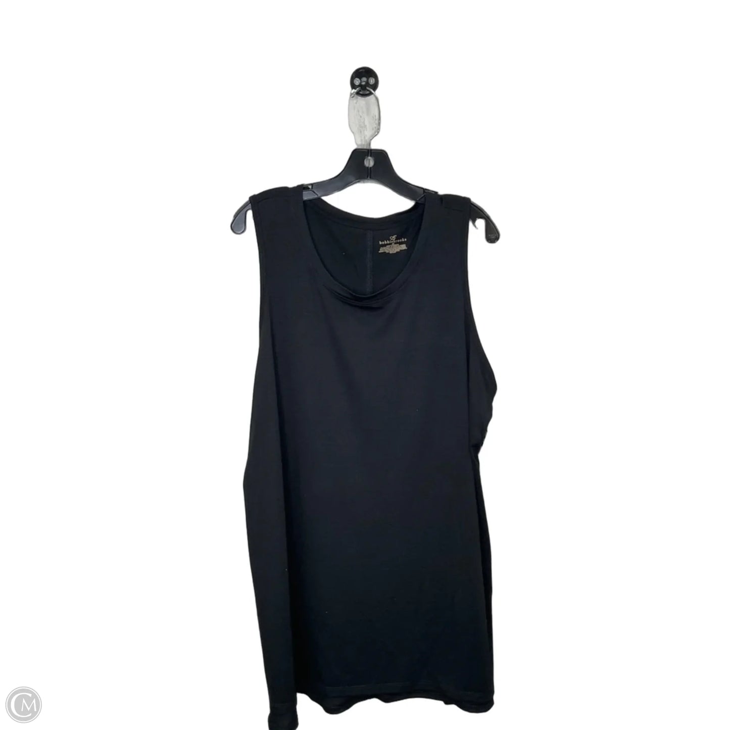 Top Sleeveless Basic By Bobbie Brooks In Black, Size: 2x