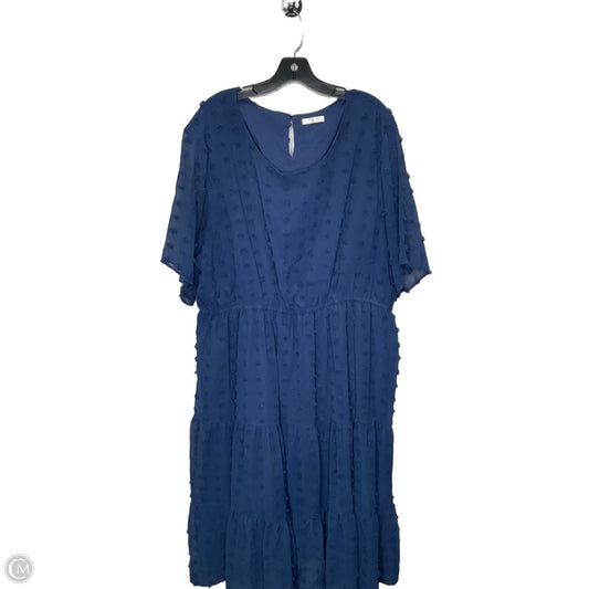 Dress Casual Maxi By Clothes Mentor In Navy, Size: 26