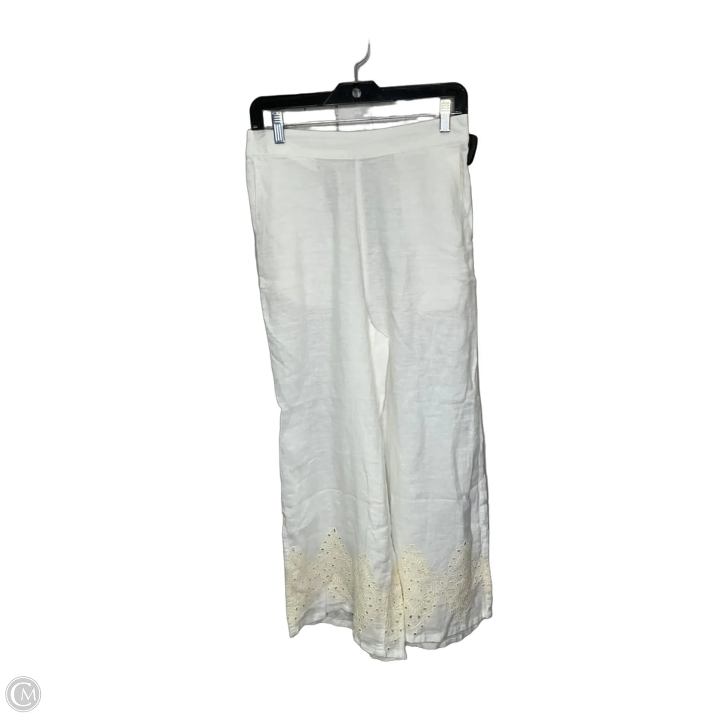 Pants Linen By Cynthia Rowley In White, Size: M