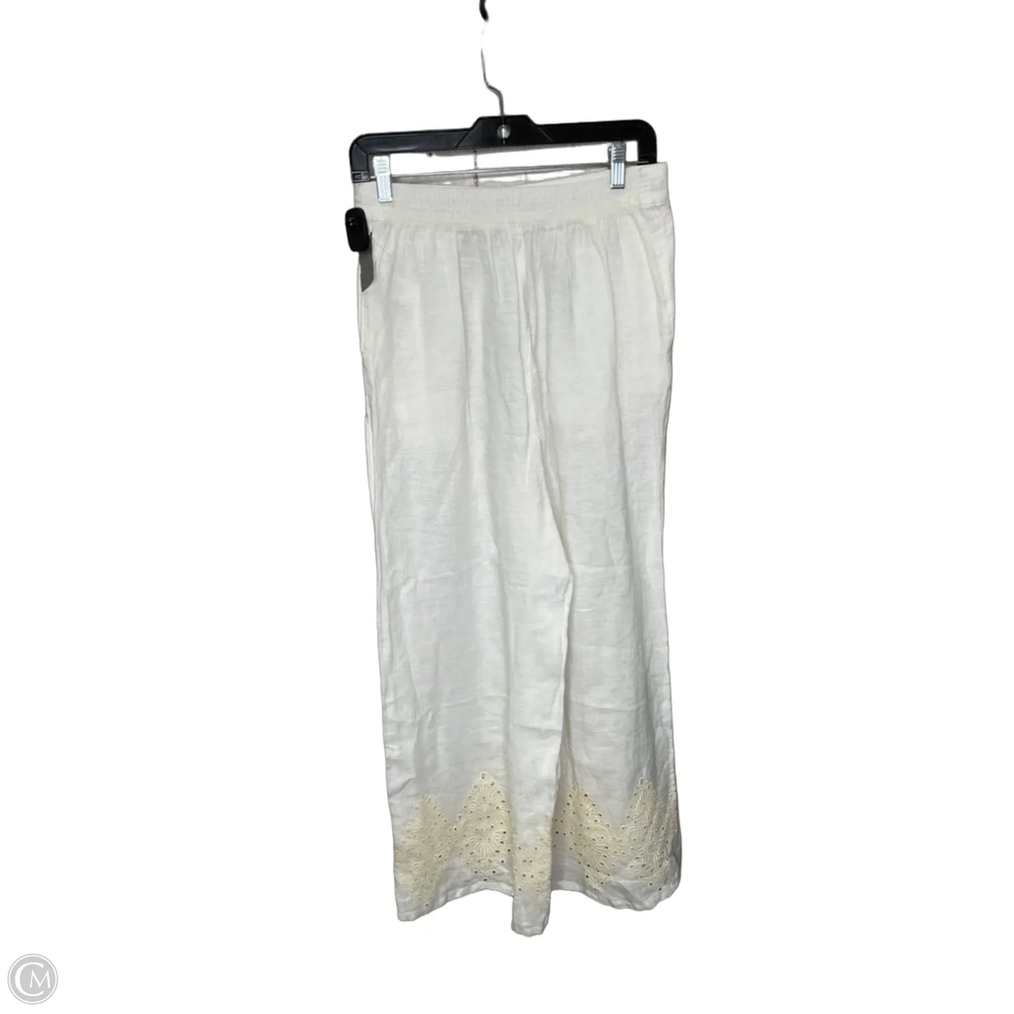 Pants Linen By Cynthia Rowley In White, Size: M