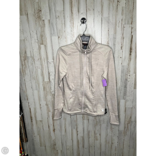 Athletic Sweatshirt Collar By Spyder In Beige, Size: M