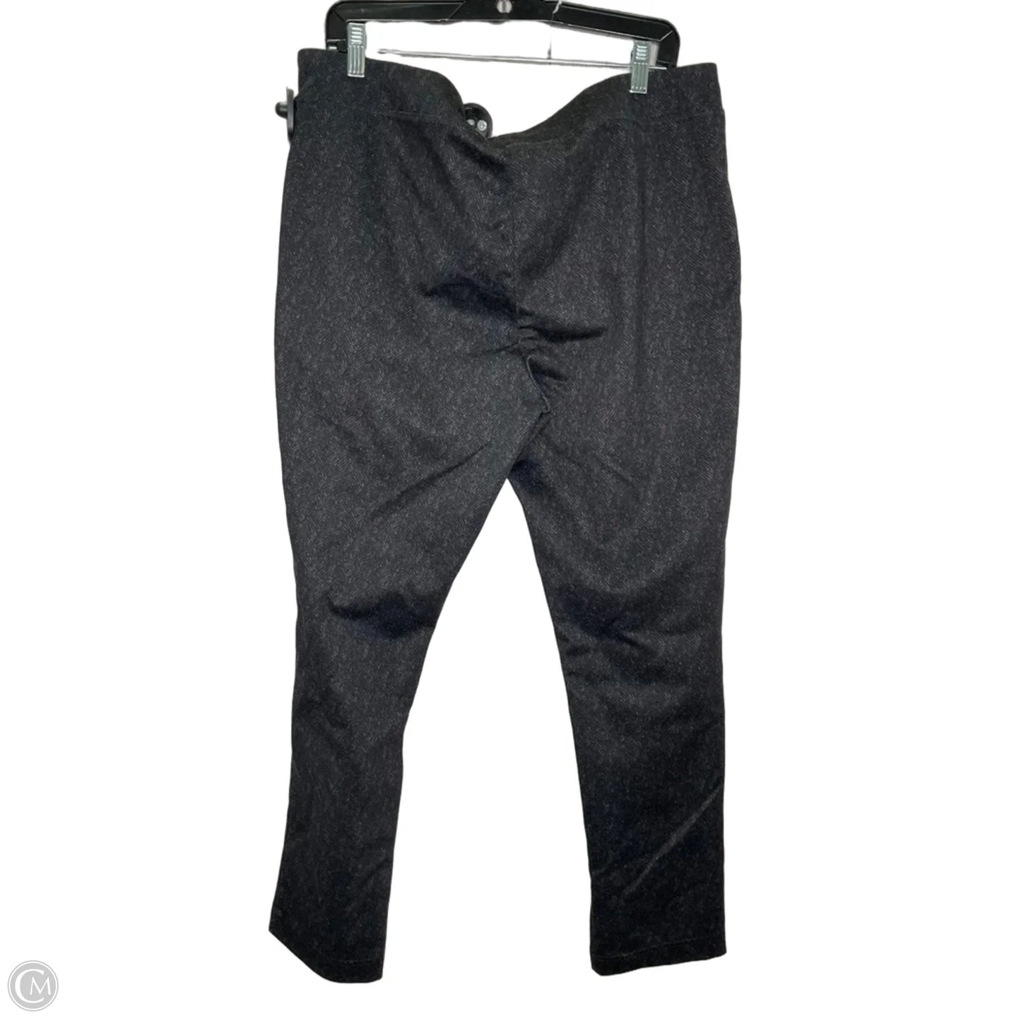 Athletic Leggings By Calvin Klein In Black, Size: Xl