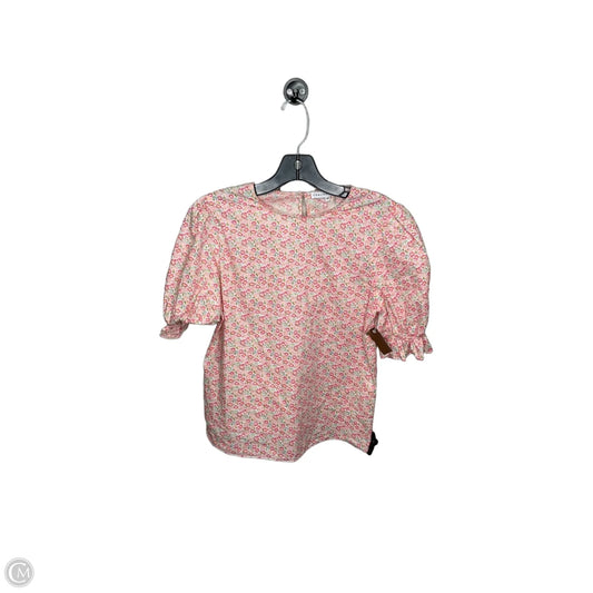 Top Short Sleeve By English Factory In Pink, Size: Xs