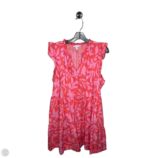 Dress Casual Short By Time And Tru In Pink, Size: 3x