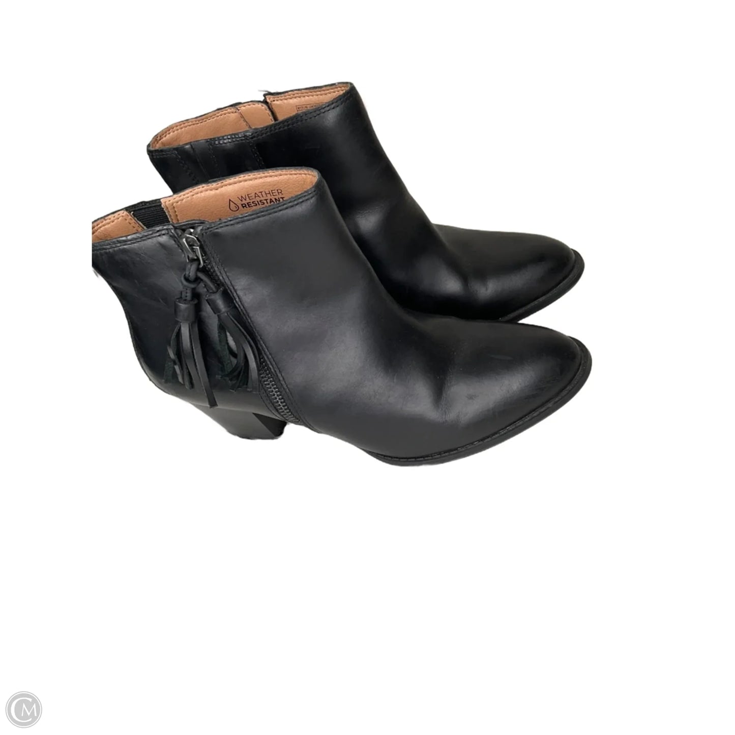 Boots Ankle Heels By Vionic In Black, Size: 9