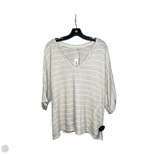 Top Short Sleeve By By Together In Cream, Size: S