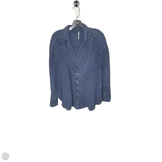Top Long Sleeve By Free People In Blue, Size: Xs