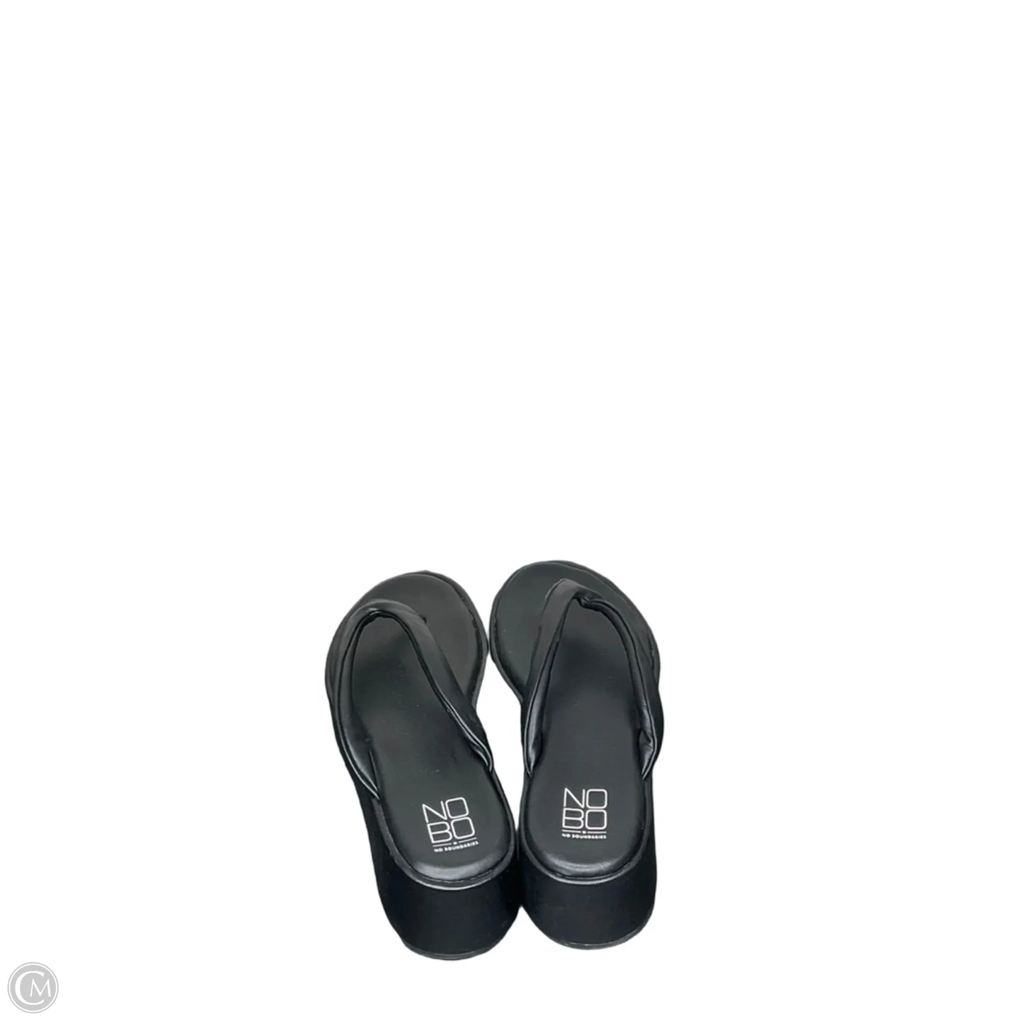 Sandals Flip Flops By No Boundaries In Black, Size: 8