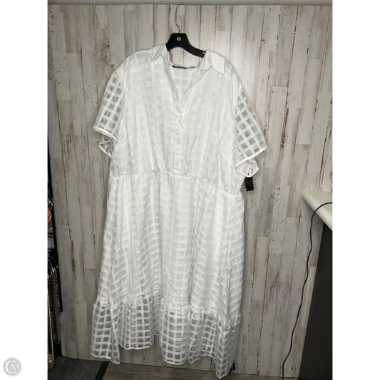 Dress Casual Short By Bloomchic In White, Size: 4x