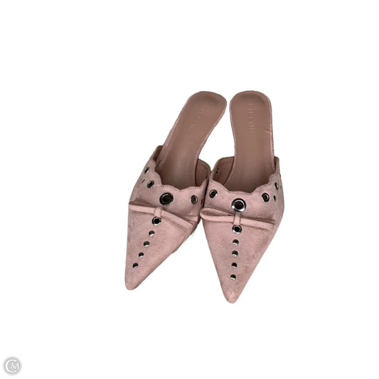 Shoes Heels Kitten By Clothes Mentor In Pink, Size: 9