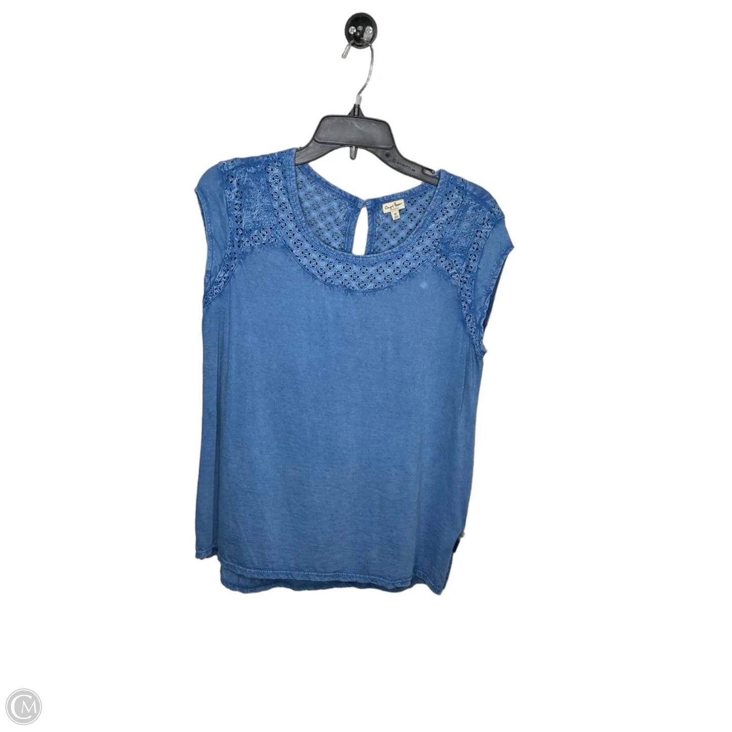 Top Short Sleeve By Chip And Pepper In Blue, Size: M