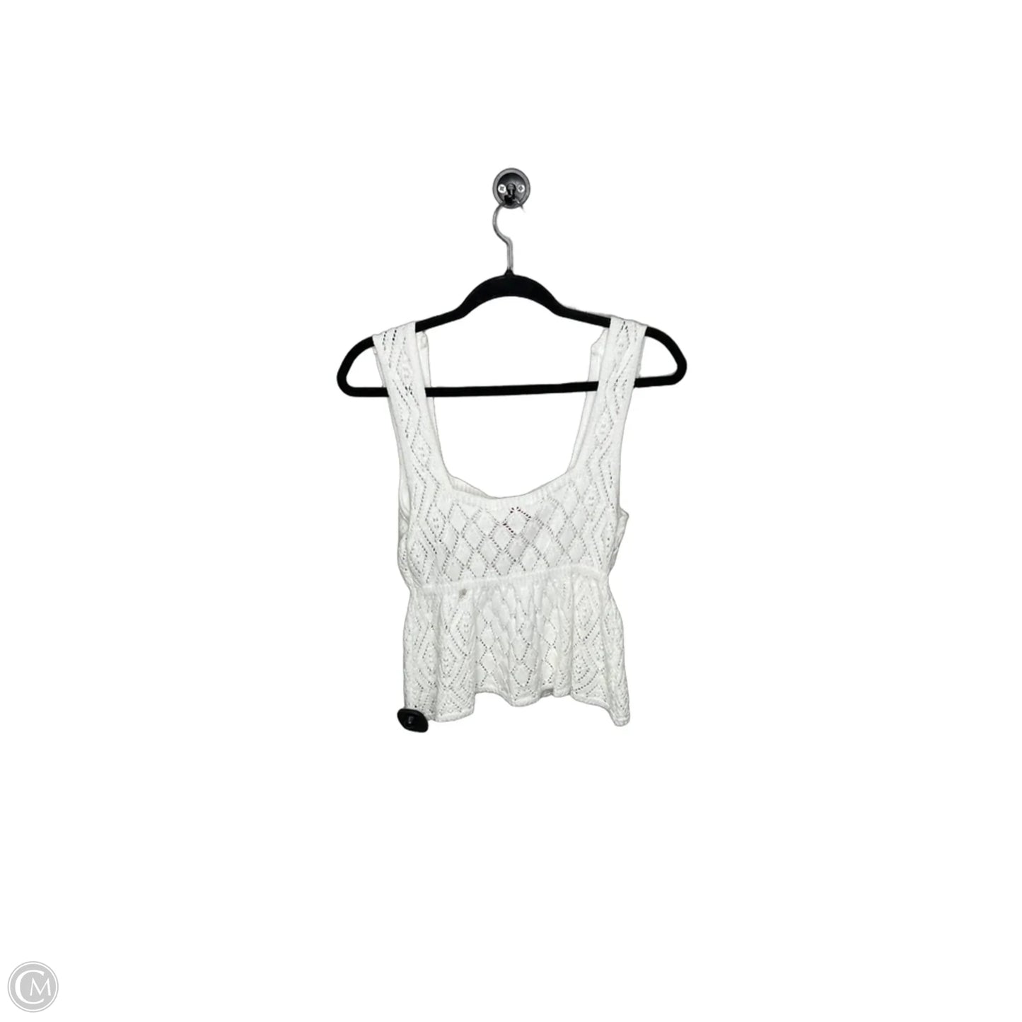 Top Sleeveless By Pink Rose In White, Size: S