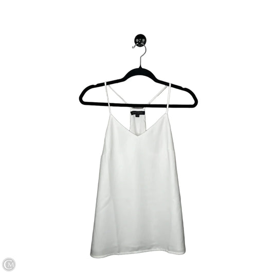 Top Sleeveless Basic By Banana Republic In White, Size: Xs