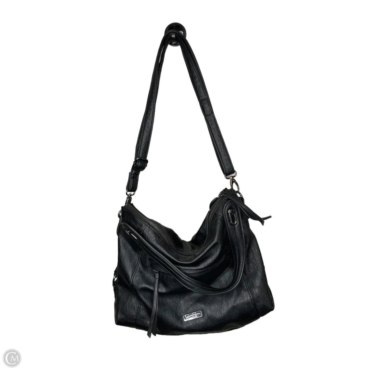 Handbag Leather By Jessica Simpson, Size: Medium