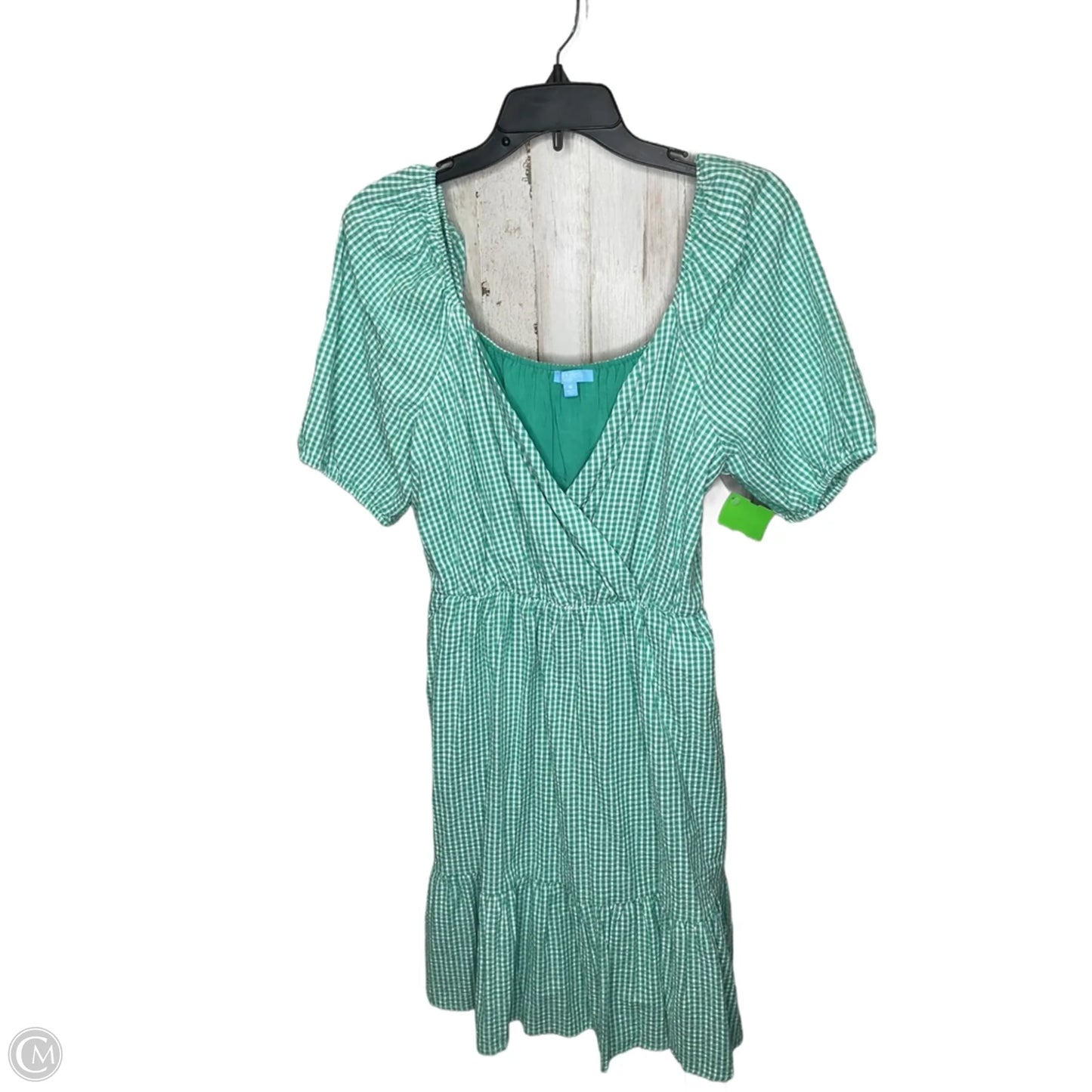 Dress Casual Short By Draper James In Green & White, Size: M