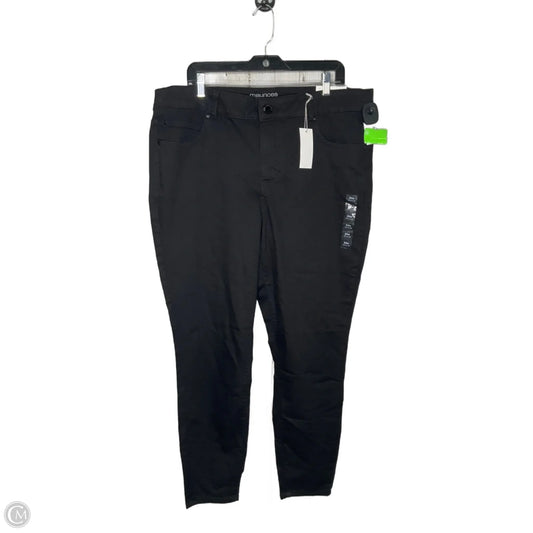 Jeans Straight By Maurices In Black, Size: 20