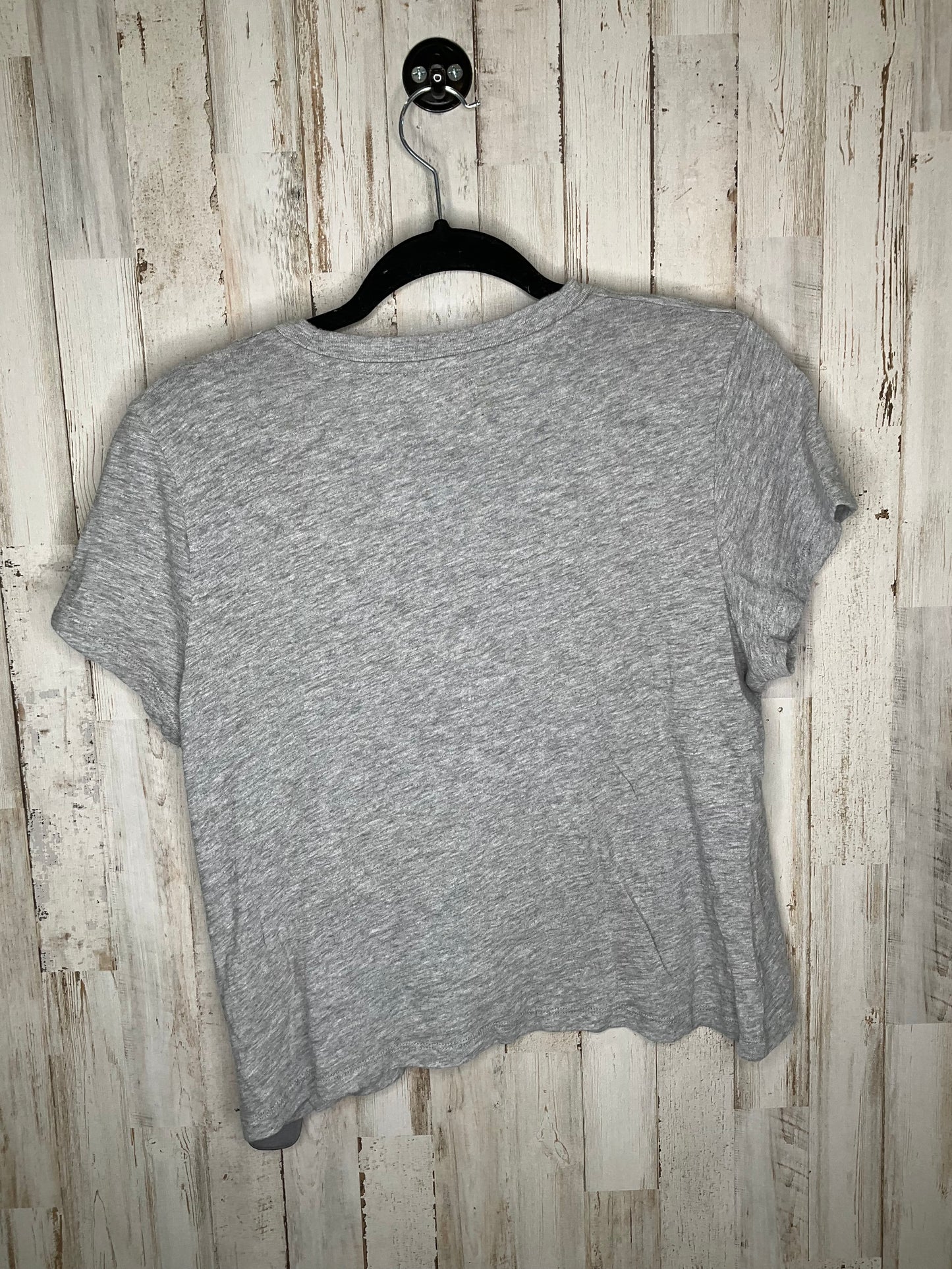 Grey Top Short Sleeve Basic Madewell, Size Xl