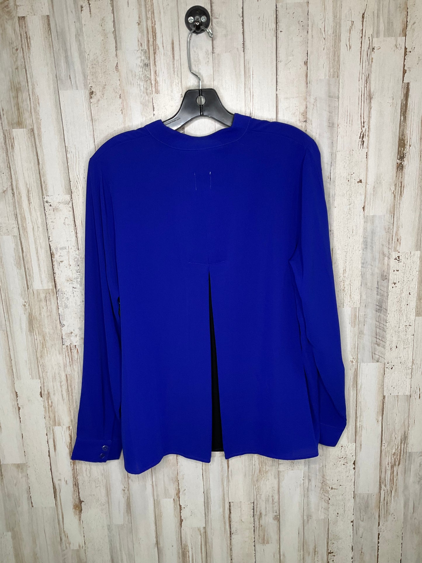 Blue Top Long Sleeve Badgley Mischka, Size L