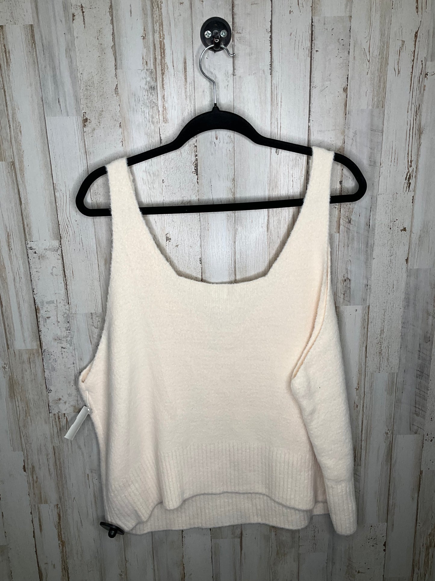 Cream Top Sleeveless A New Day, Size 3x