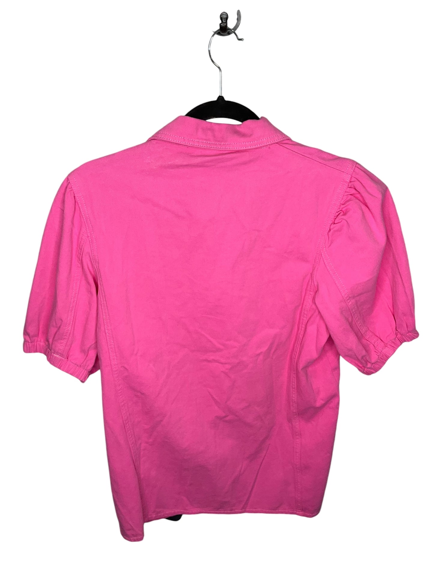 Top Short Sleeve By Clothes Mentor In Pink, Size: M