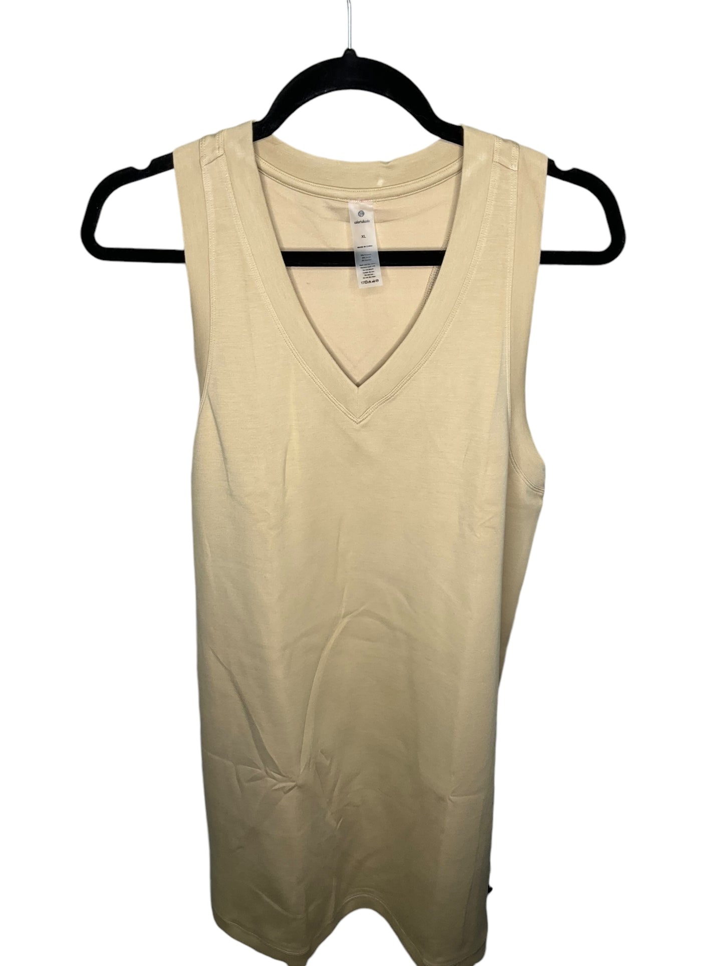 Dress Casual Short By Clothes Mentor In Beige, Size: Xl