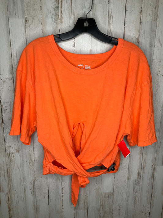 Athletic Top Short Sleeve By Aerie In Orange, Size: Xl