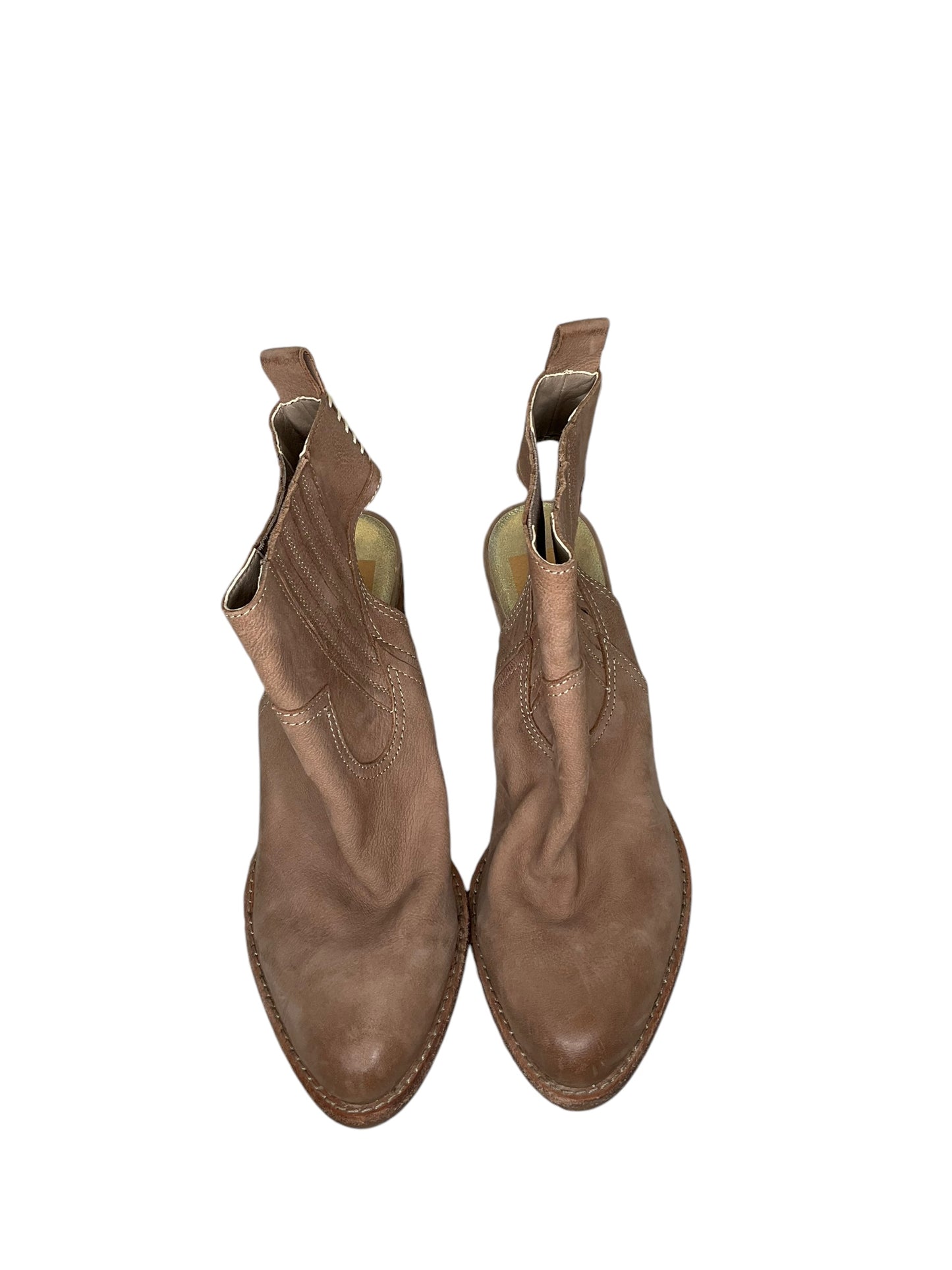 Boots Ankle Heels By Dolce Vita In Brown, Size: 8