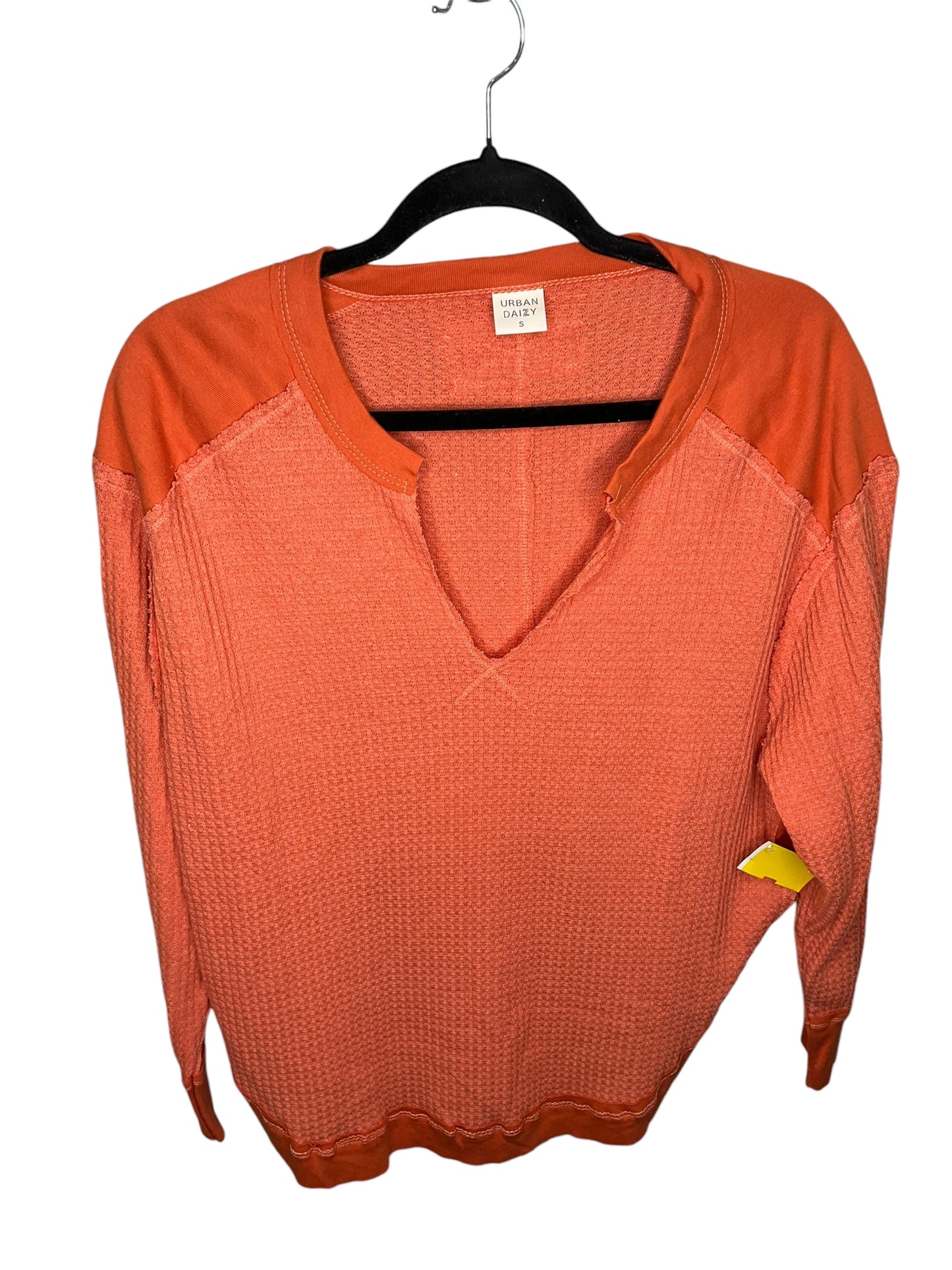 Top 2pc 3/4 Sleeve By Clothes Mentor In Orange, Size: S