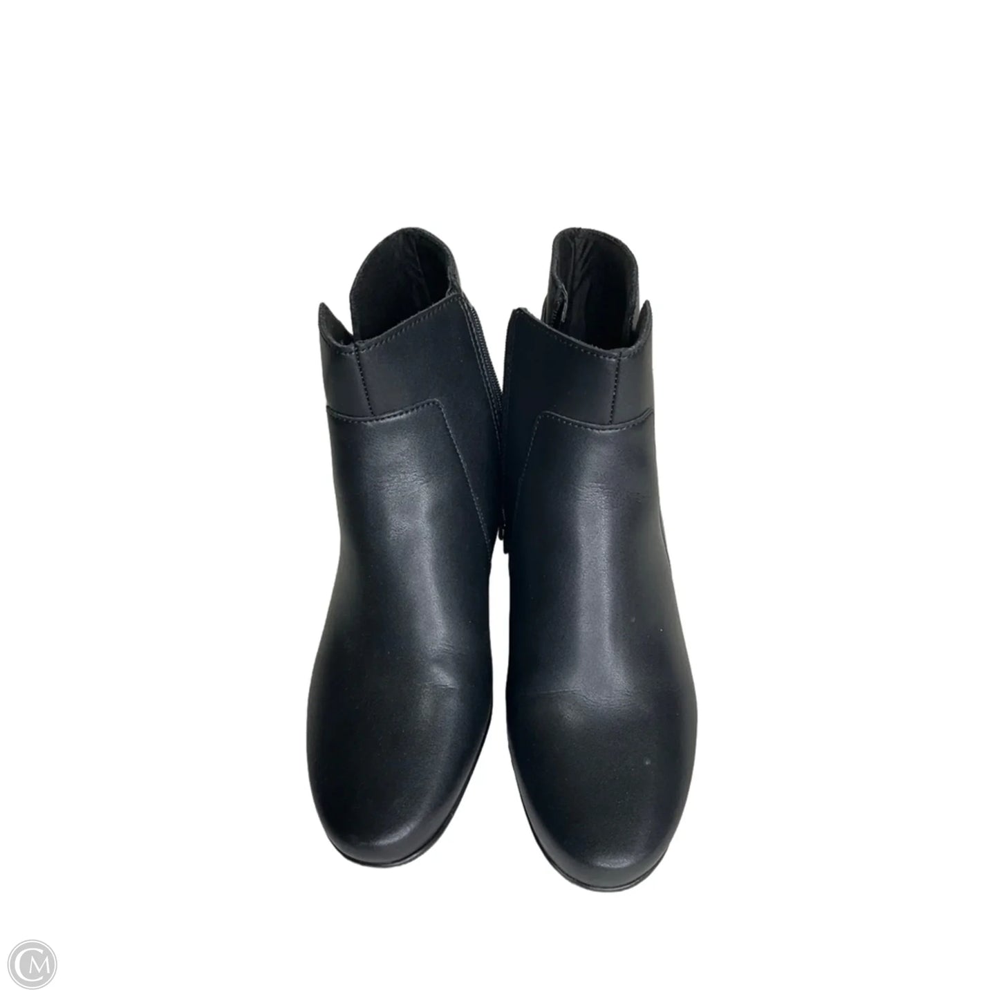 Boots Ankle Heels By Clarks In Black, Size: 8